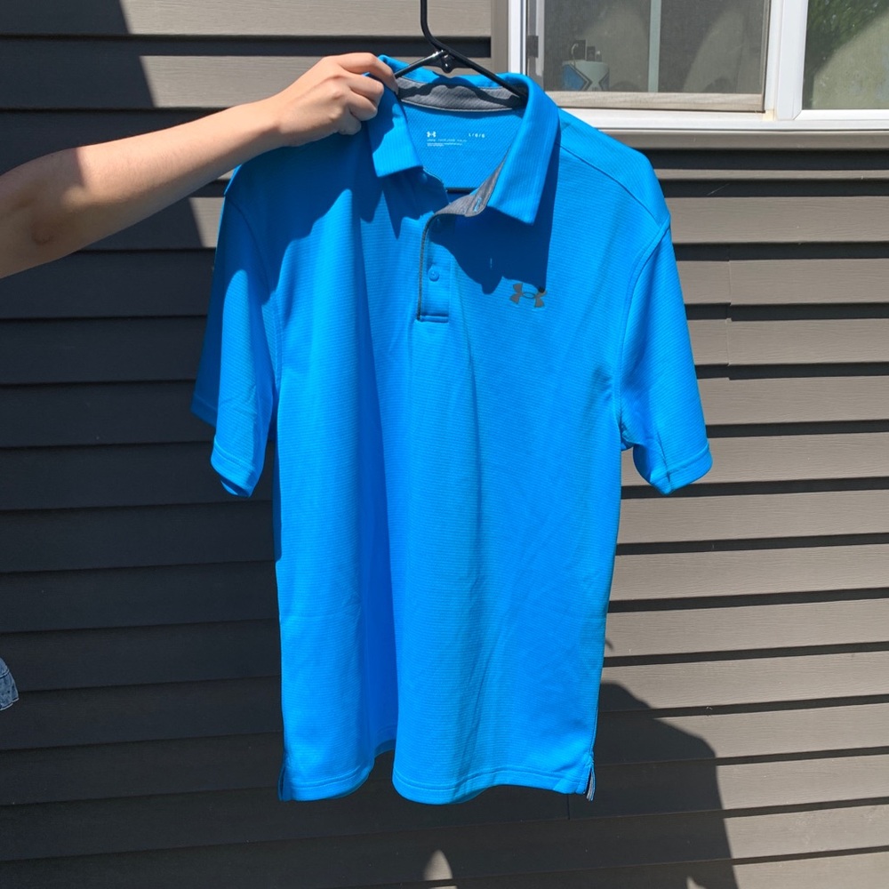 Under Armour Men’s Bright Turquoise Polo